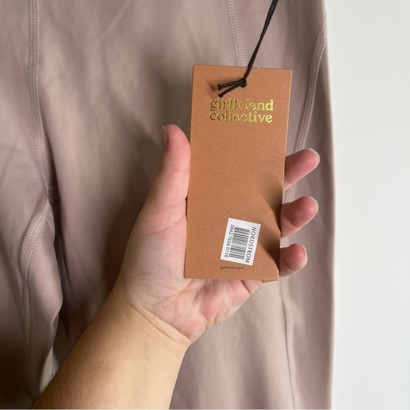 NEW GIRLFRIEND COLLECTIVE NWT High Waist 7/8 Leggings In Quartz Size L - Picture 4 of 7